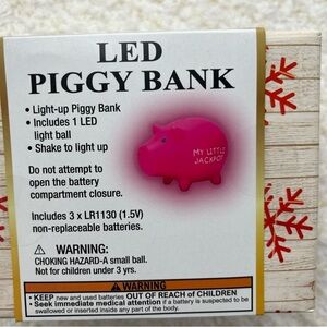 The Original Fun Workshop Led Piggy Bank